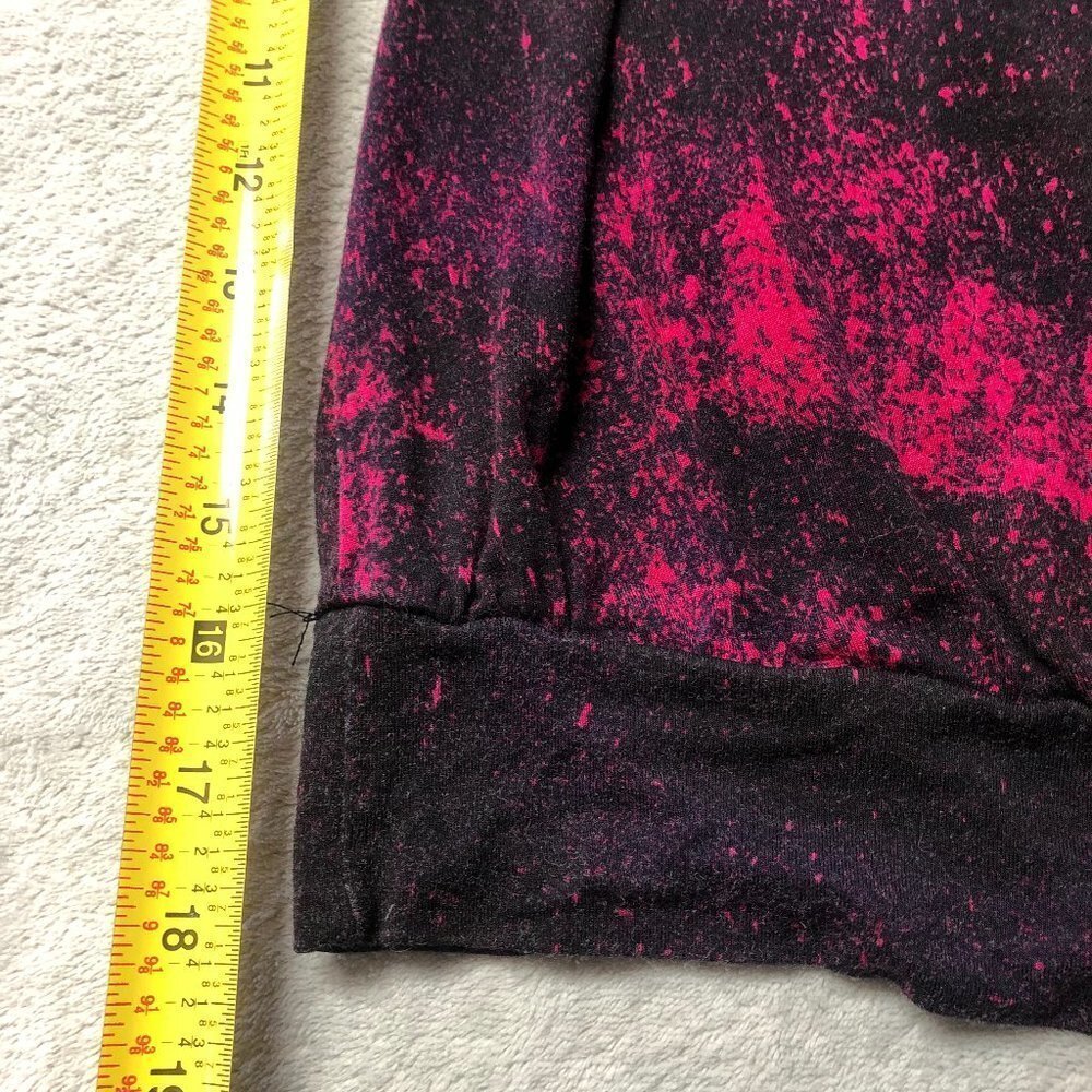 Dynamite Dark Pink & Black Glo-mesh Spaghetti Strap Camisole Top - Picture 8 of 8